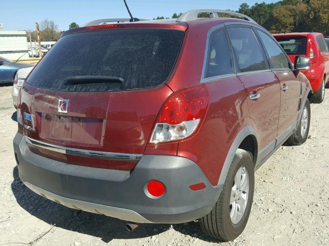 3GSCL33P48S674014 - 2008 SATURN VUE XE RED photo 4
