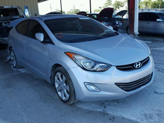 KMHDH4AE9DU577471 - 2013 HYUNDAI ELANTRA GL SILVER photo 1