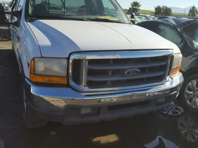 1FTNX20F4XEB55410 - 1999 FORD F250 SUPER WHITE photo 9