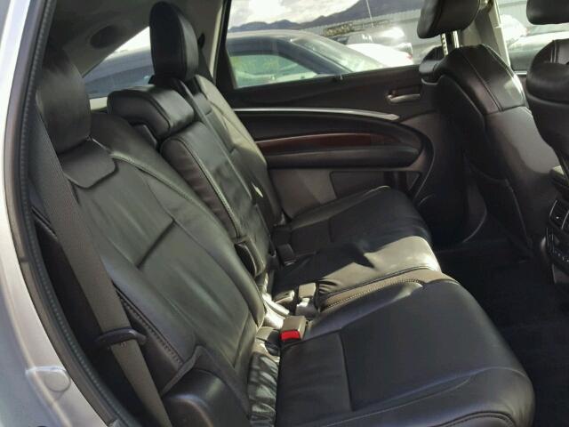 5FRYD3H91GB015810 - 2016 ACURA MDX ADVANC BLUE photo 6