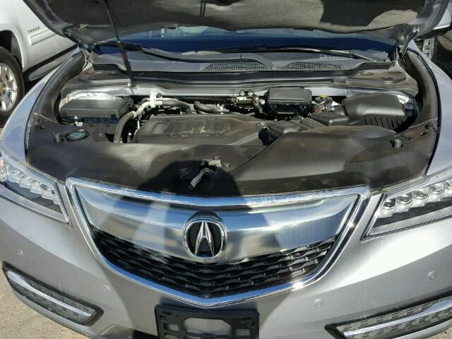 5FRYD3H91GB015810 - 2016 ACURA MDX ADVANC BLUE photo 7