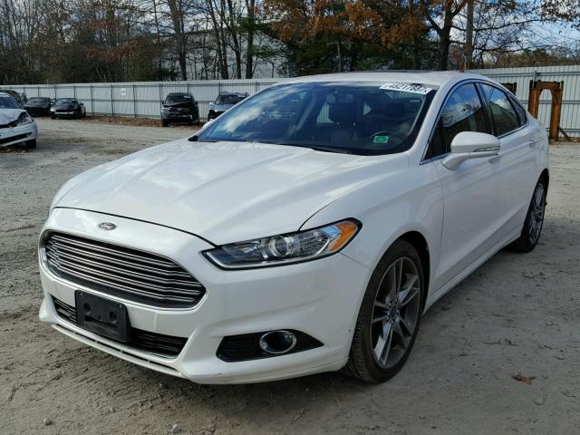 3FA6P0K9XDR294570 - 2013 FORD FUSION TIT WHITE photo 2