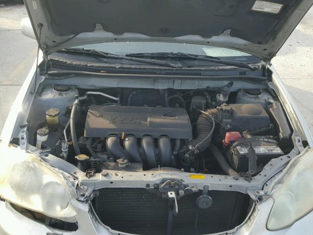 2T1BR32E13C164781 - 2003 TOYOTA COROLLA S SILVER photo 7