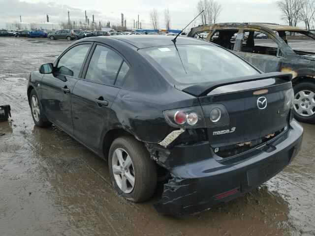 JM1BK32F281124282 - 2008 MAZDA 3 I BLACK photo 3