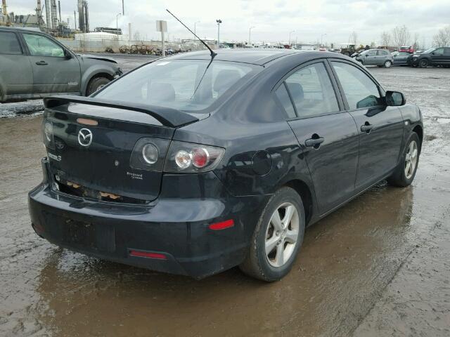 JM1BK32F281124282 - 2008 MAZDA 3 I BLACK photo 4