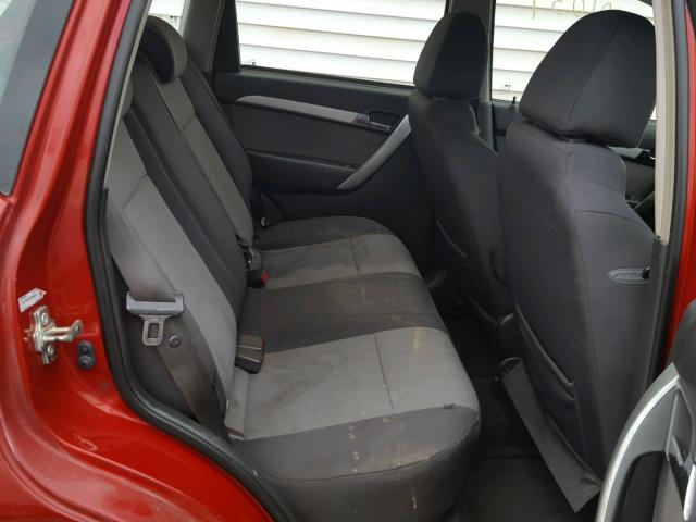 KL1TD6DE4AB096223 - 2010 CHEVROLET AVEO LS RED photo 6