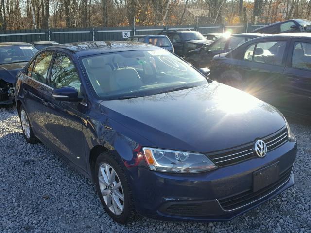 3VWDP7AJ3DM451078 - 2013 VOLKSWAGEN JETTA SE BLUE photo 1