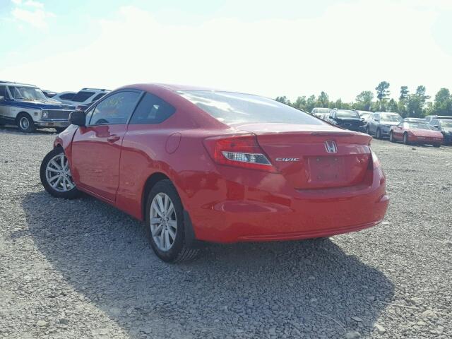 2HGFG3B14CH555208 - 2012 HONDA CIVIC EXL 红色 照片 3