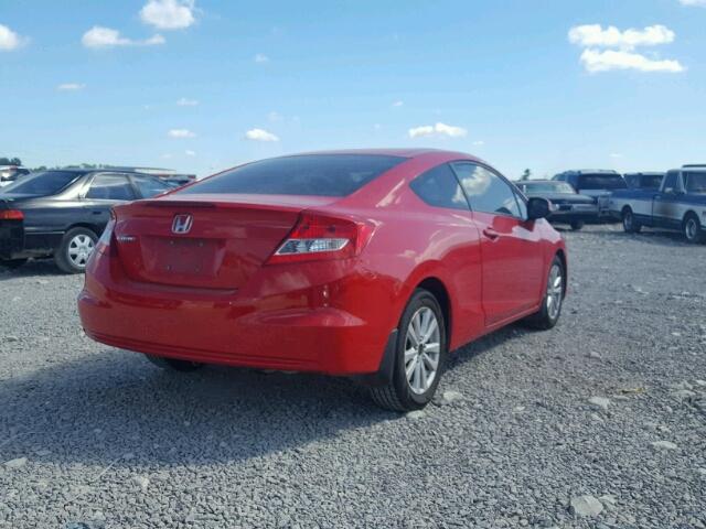 2HGFG3B14CH555208 - 2012 HONDA CIVIC EXL 红色 照片 4
