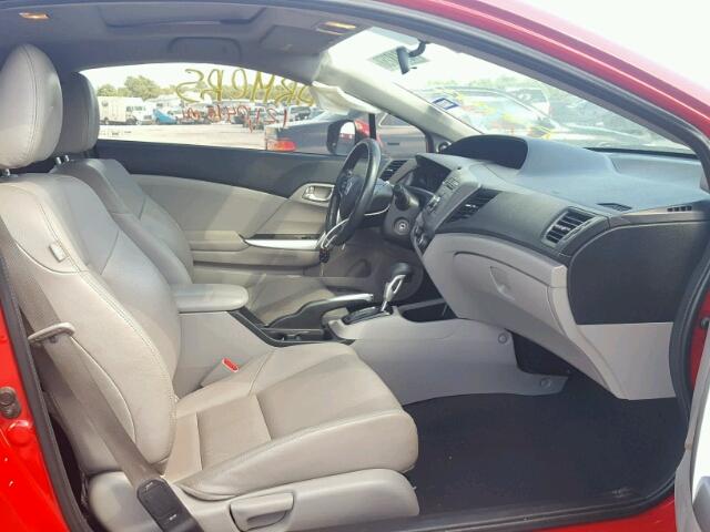 2HGFG3B14CH555208 - 2012 HONDA CIVIC EXL 红色 照片 5