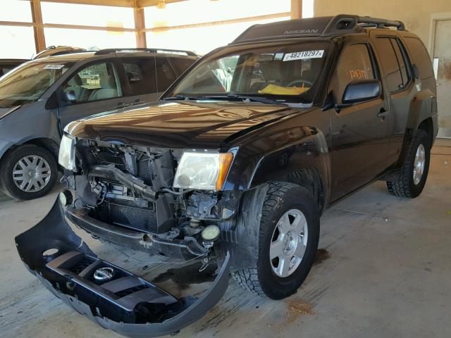 5N1AN08U57C524164 - 2007 NISSAN XTERRA OFF BLACK photo 2