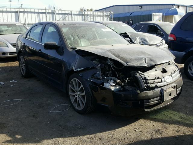 3FAHP08Z28R222316 - 2008 FORD FUSION SEL BLACK photo 1