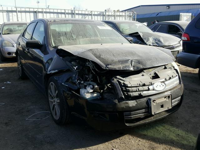 3FAHP08Z28R222316 - 2008 FORD FUSION SEL BLACK photo 9