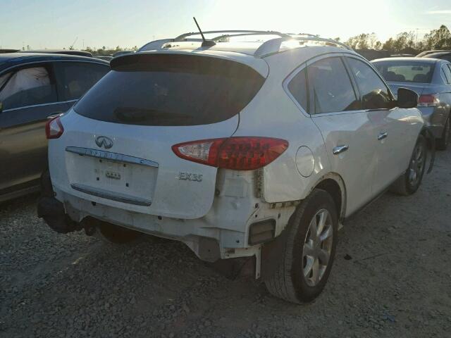 JNKAJ09E98M300655 - 2008 INFINITI EX35 BASE WHITE photo 4