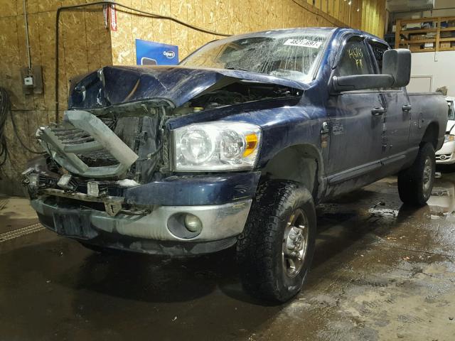 1D7KS28A47J585414 - 2007 DODGE RAM 2500 S BLUE photo 2