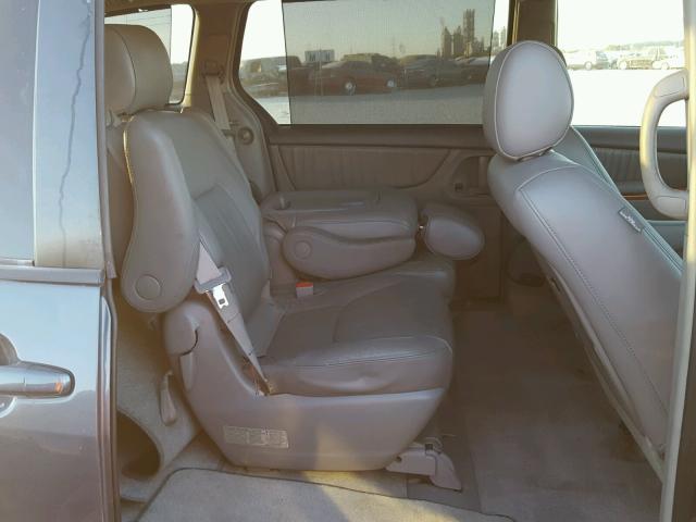 5TDBK22C37S006503 - 2007 TOYOTA SIENNA XLE GRAY photo 6