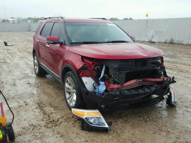 1FM5K7F99DGA37717 - 2013 FORD EXPLORER L MAROON photo 1