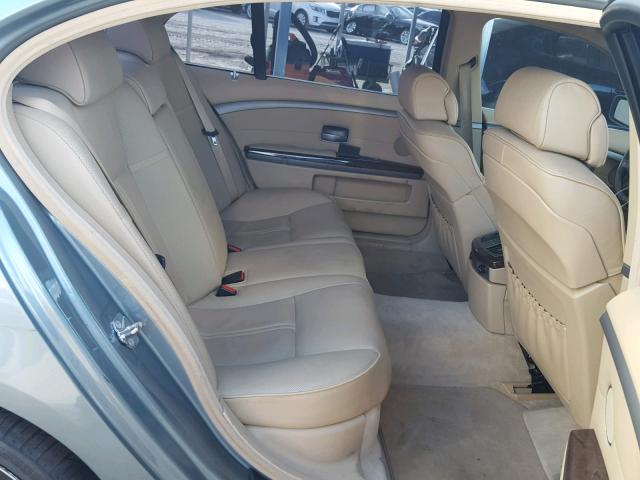 WBAGN63575DS57504 - 2005 BMW 745 LI TEAL photo 6