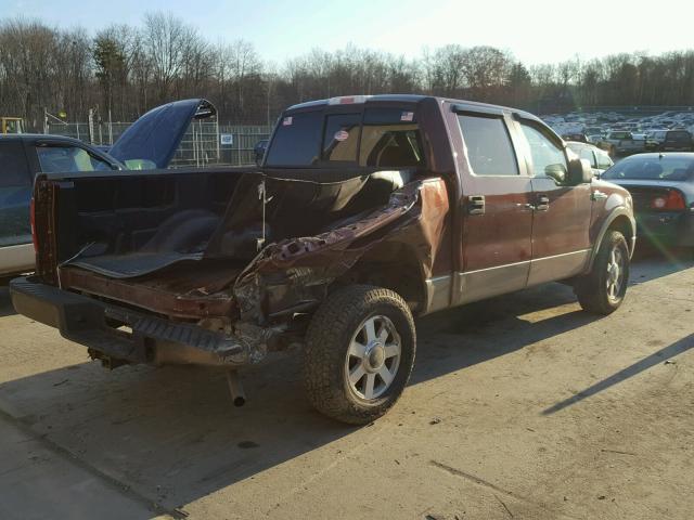 1FTPW145X5KC55551 - 2005 FORD F150 SUPER BROWN photo 4