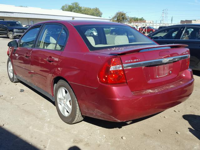 1G1ZT548X4F207549 - 2004 CHEVROLET MALIBU LS წითელი ფოტო 3