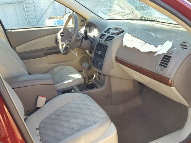 1G1ZT548X4F207549 - 2004 CHEVROLET MALIBU LS წითელი ფოტო 5
