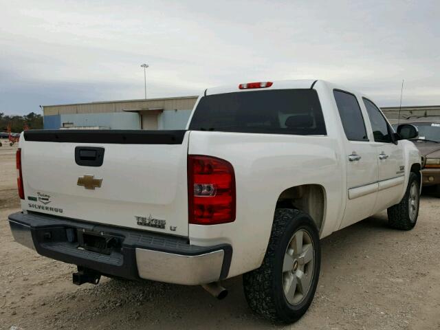 3GCPCSE01BG320419 - 2011 CHEVROLET SILVERADO WHITE photo 4