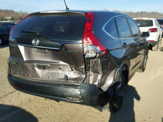 2HKRM4H36EH712251 - 2014 HONDA CR-V LX GRAY photo 4