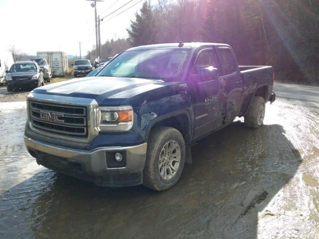 1GTV2UEC2EZ229826 - 2014 GMC SIERRA K15 BLUE photo 2