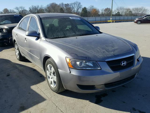 5NPET46F18H390394 - 2008 HYUNDAI SONATA GLS GRAY photo 1