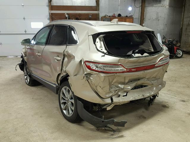 5LMCJ2C94HUL51166 - 2017 LINCOLN MKC SELECT 棕色 照片 3