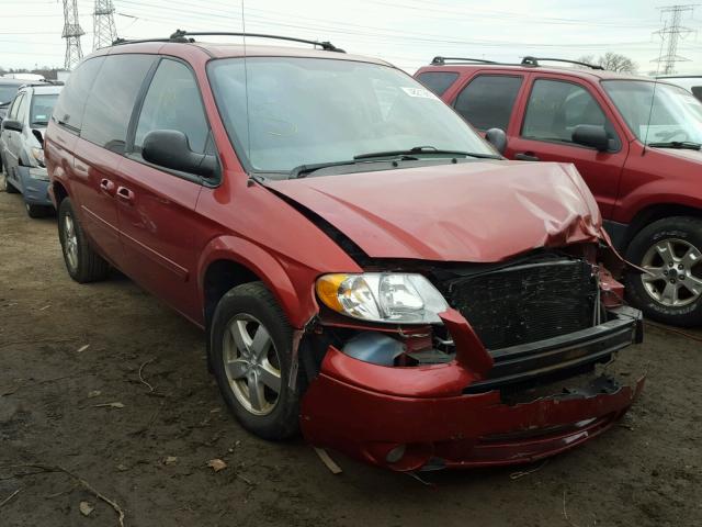 2D4GP44L96R617632 - 2006 DODGE GRAND CARA RED photo 1