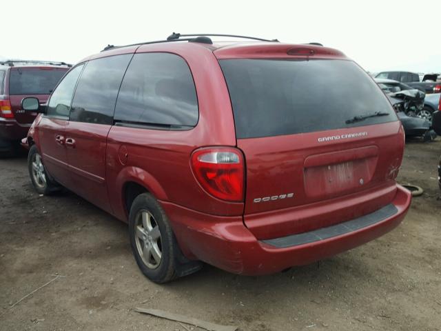 2D4GP44L96R617632 - 2006 DODGE GRAND CARA RED photo 3