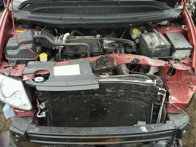 2D4GP44L96R617632 - 2006 DODGE GRAND CARA RED photo 7