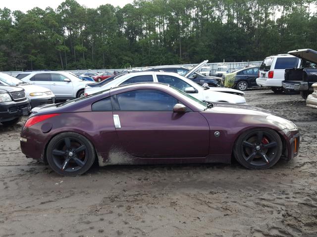 JN1AZ34D96M304733 - 2006 NISSAN 350Z COUPE PURPLE photo 9