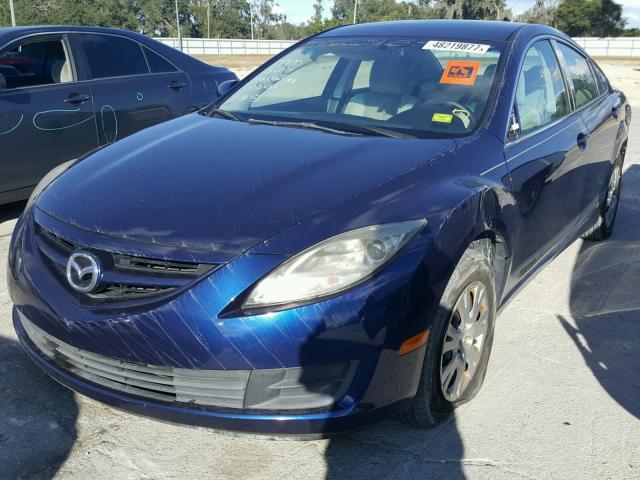 1YVHZ8BH3A5M33739 - 2010 MAZDA 6 I BLUE photo 2