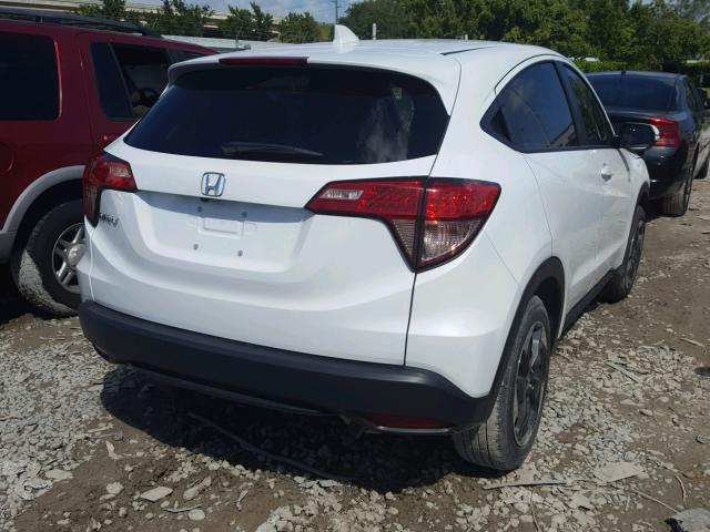 3CZRU5H51JM704077 - 2018 HONDA HR-V EX WHITE photo 4