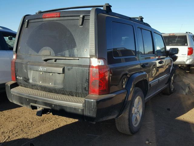 1J8HG48N86C275380 - 2006 JEEP COMMANDER BLACK photo 4