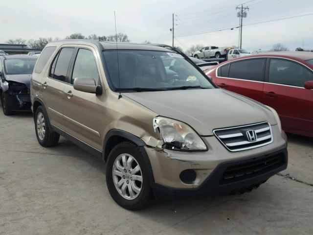 JHLRD78905C012763 - 2005 HONDA CR-V SE BROWN photo 1