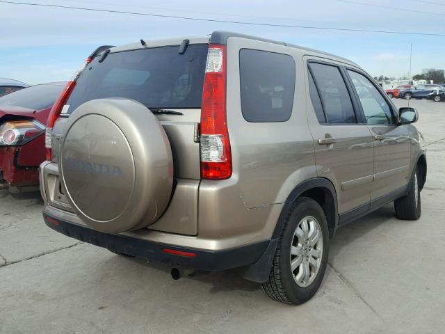 JHLRD78905C012763 - 2005 HONDA CR-V SE BROWN photo 4