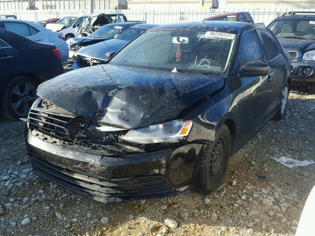 3VW2K7AJ5FM281251 - 2015 VOLKSWAGEN JETTA BASE 黑色 照片 2