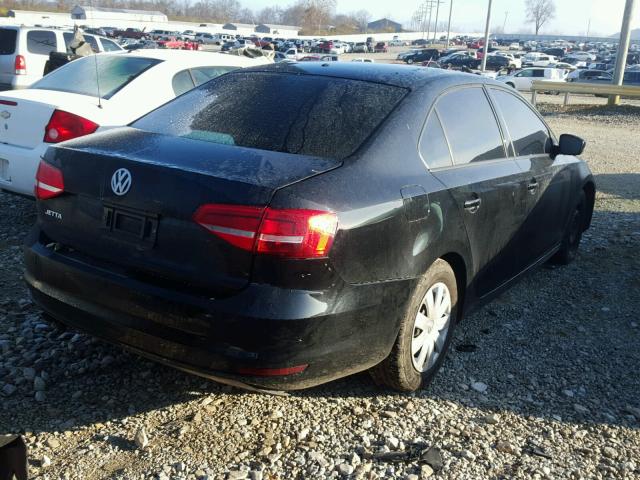 3VW2K7AJ5FM281251 - 2015 VOLKSWAGEN JETTA BASE 黑色 照片 4