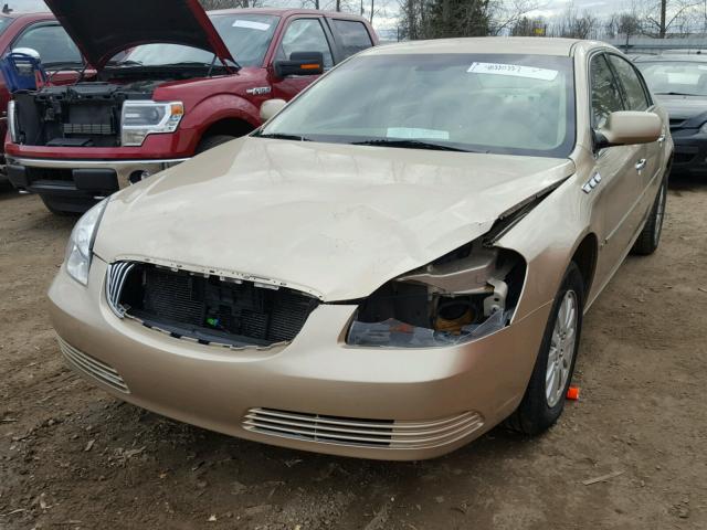 1G4HP57216U171288 - 2006 BUICK LUCERNE CX TAN photo 2