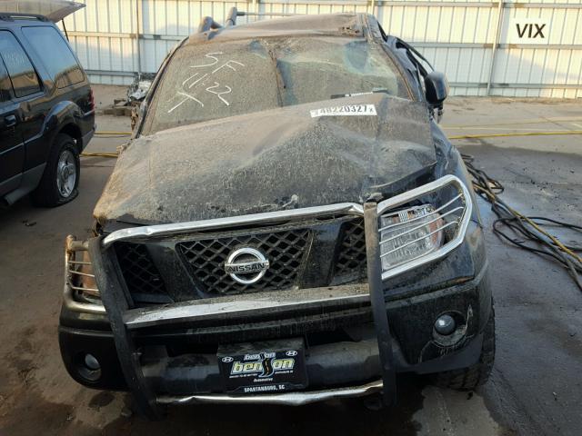 1N6AD07W96C448082 - 2006 NISSAN FRONTIER C BLACK photo 9