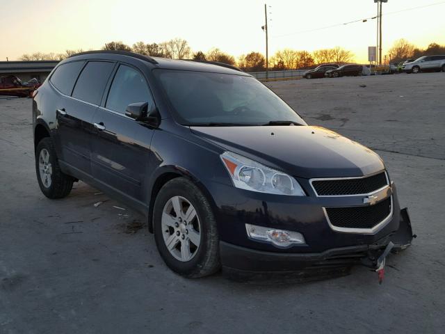 1GNKRGED3BJ219154 - 2011 CHEVROLET TRAVERSE L BLUE photo 1