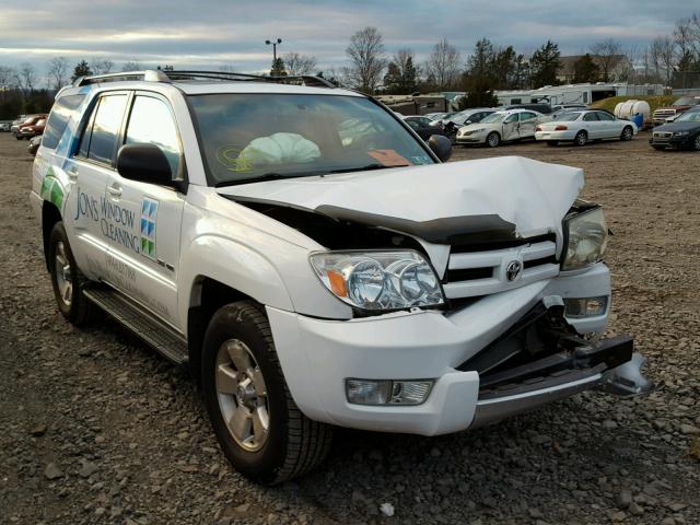 JTEBT14R648009030 - 2004 TOYOTA 4RUNNER SR WHITE photo 1