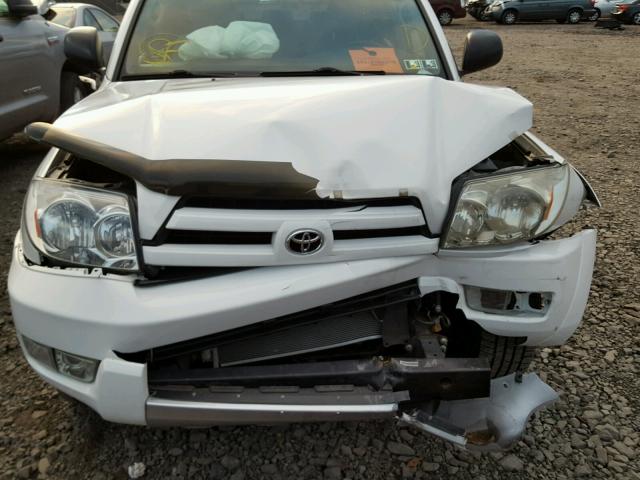 JTEBT14R648009030 - 2004 TOYOTA 4RUNNER SR WHITE photo 7