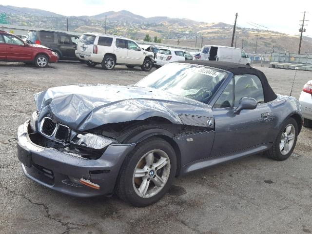 WBACH9342YLF90639 - 2000 BMW Z3 2.3 GRAY photo 2