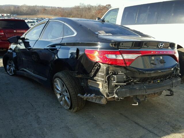 KMHFH4JG4FA439299 - 2015 HYUNDAI AZERA LIMI BLACK photo 3