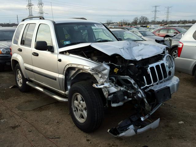 1J4GL48K87W662879 - 2007 JEEP LIBERTY SP SILVER photo 1