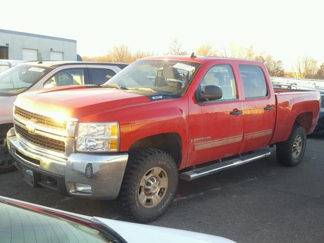 1GCHK53KX9F189211 - 2009 CHEVROLET SILVERADO RED photo 2